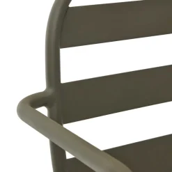 Wohnen Outdoor Armlehnenstühle in Graugrün - Ocna (4er Set)