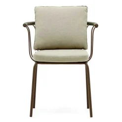 Wohnen Rattanmöbel*Outdoor Armlehnstühle in Braun - Ragusca (4er Set)