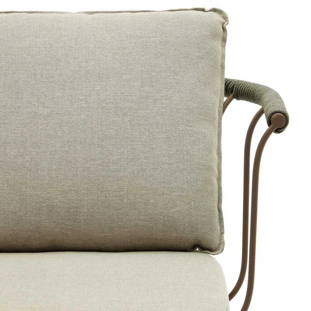 Wohnen Rattanmöbel*Outdoor Armlehnstühle in Braun - Ragusca (4er Set)