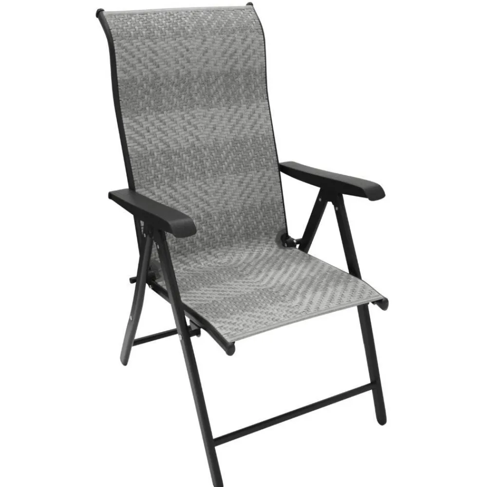 Wohnen Outdoor Klappsessel in Grau und Schwarz - Troketta