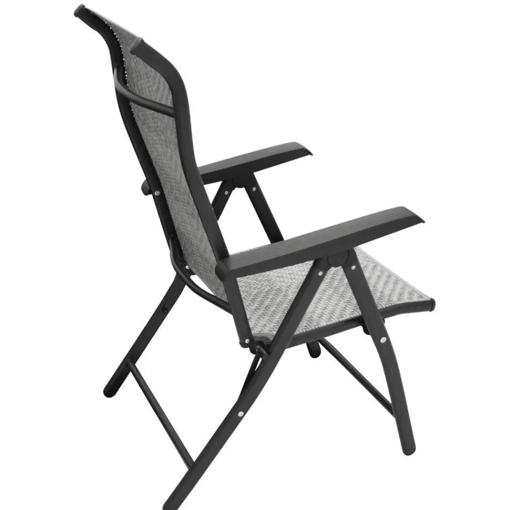 Wohnen Outdoor Klappsessel in Grau und Schwarz - Troketta