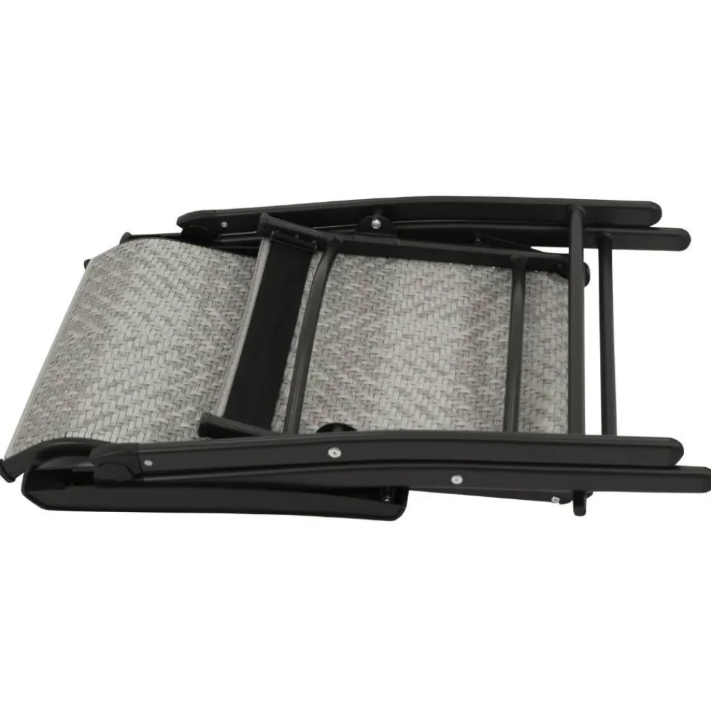 Wohnen Outdoor Klappsessel in Grau und Schwarz - Troketta