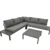 Wohnen Outdoor Lounge Ecksofa mit Tisch - Stramo (vierteilig)