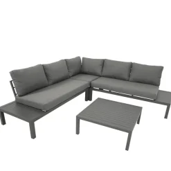 Wohnen Outdoor Lounge Ecksofa mit Tisch - Stramo (vierteilig)