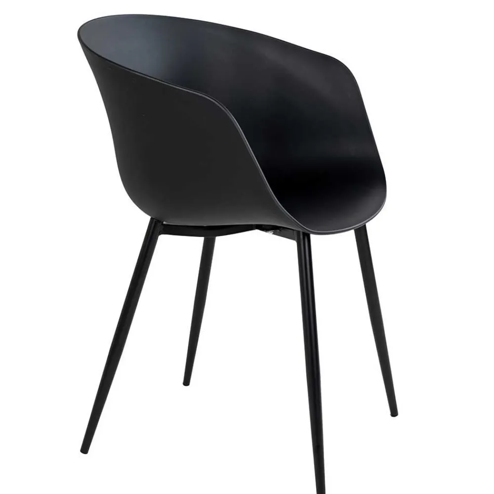 Wohnen Outdoor Sitzgruppe mit Schalenstühlen - Biniamo (siebenteilig)