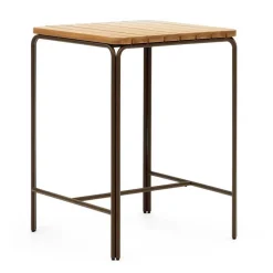 Wohnen Outdoor Stehtisch aus braunem Metall - Ragusca