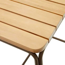 Wohnen Outdoor Stehtisch aus braunem Metall - Ragusca