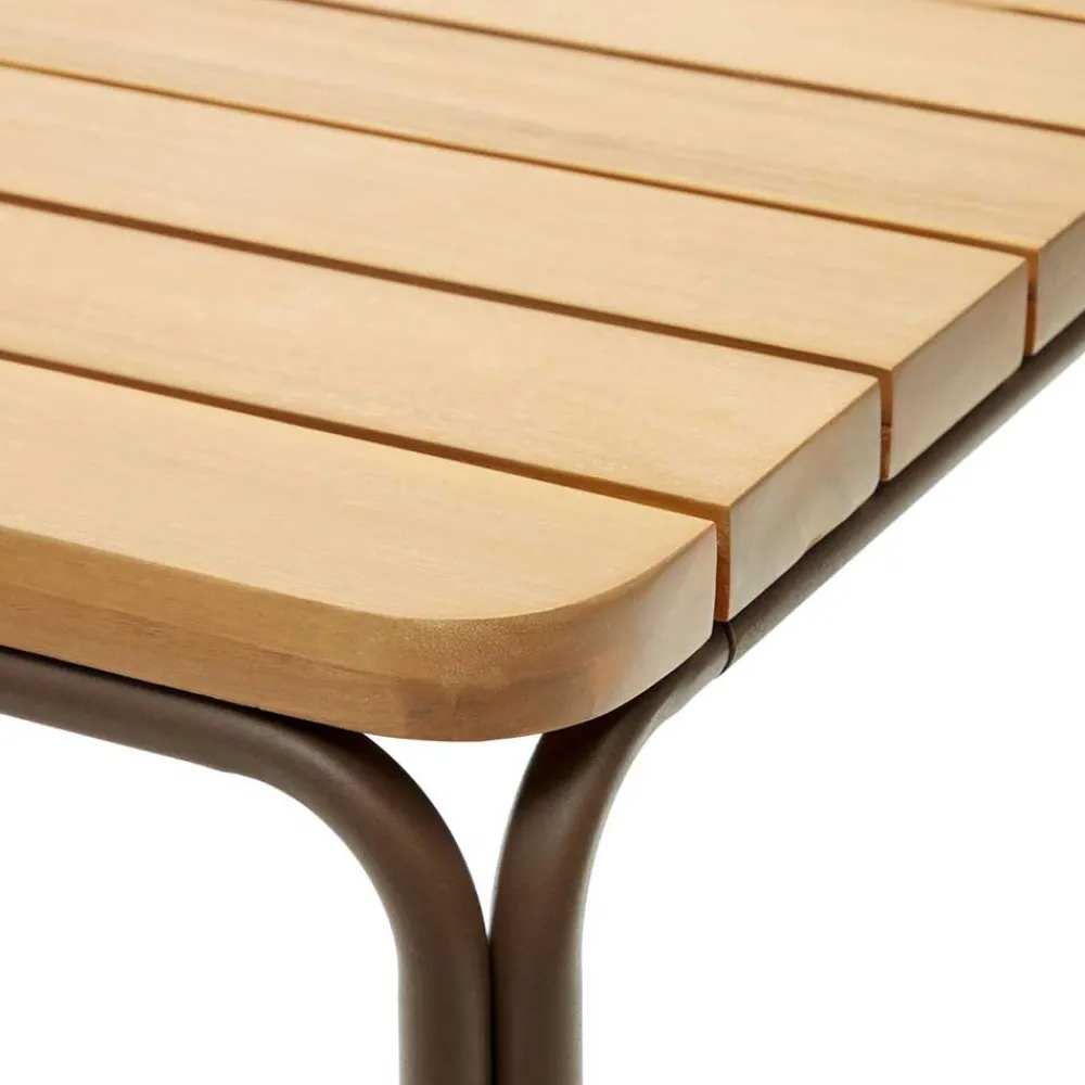 Wohnen Outdoor Stehtisch aus braunem Metall - Ragusca