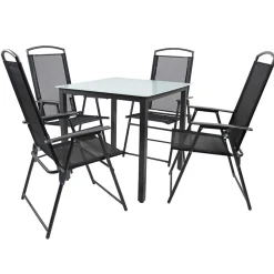 Wohnen Outdoor Tisch und Stühle Set - Conceppa (fünfteilig)