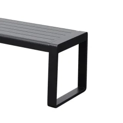 Wohnen Metall-Gartenmöbel|Gartenbänke*Outdoorbank ohne Lehne mit zwei Sitzplätzen - Contrasta