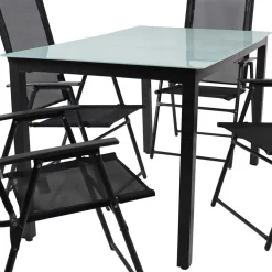 Wohnen Balkonmöbel|Terrassenmöbel*Outdoor-Sitzgruppe für 4 Personen - Vokoz (fünfteilig)