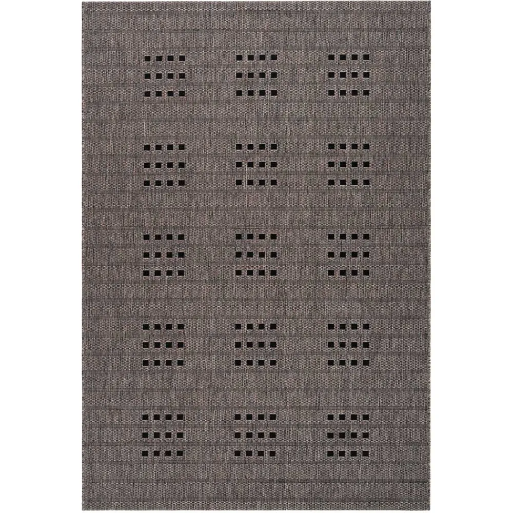 Wohnen Teppiche*Outdoorteppich in Taupe und Schwarz - Cornea