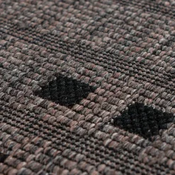Wohnen Teppiche*Outdoorteppich in Taupe und Schwarz - Cornea