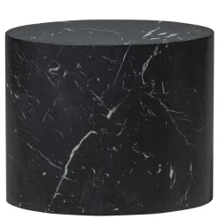 Wohnen Schwarze Möbel|Küchentische*Ovale Beistelltische als Paar - Geneke (zweiteilig)