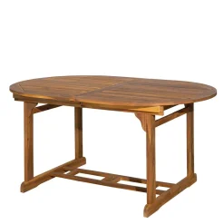 Wohnen Sitzgruppe|Balkonmöbel*Ovale Gartentisch Gruppe für vier Personen - Nevuz (fünfteilig)