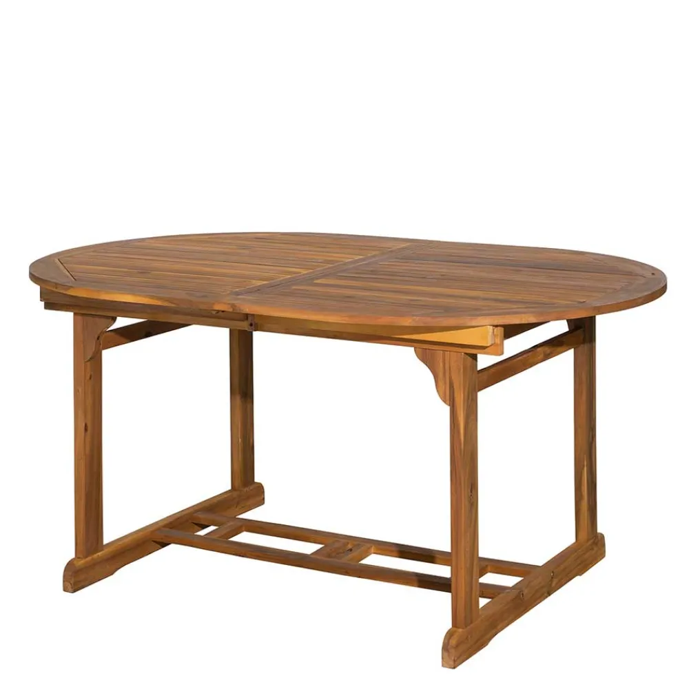 Wohnen Sitzgruppe|Balkonmöbel*Ovale Gartentisch Gruppe für vier Personen - Nevuz (fünfteilig)