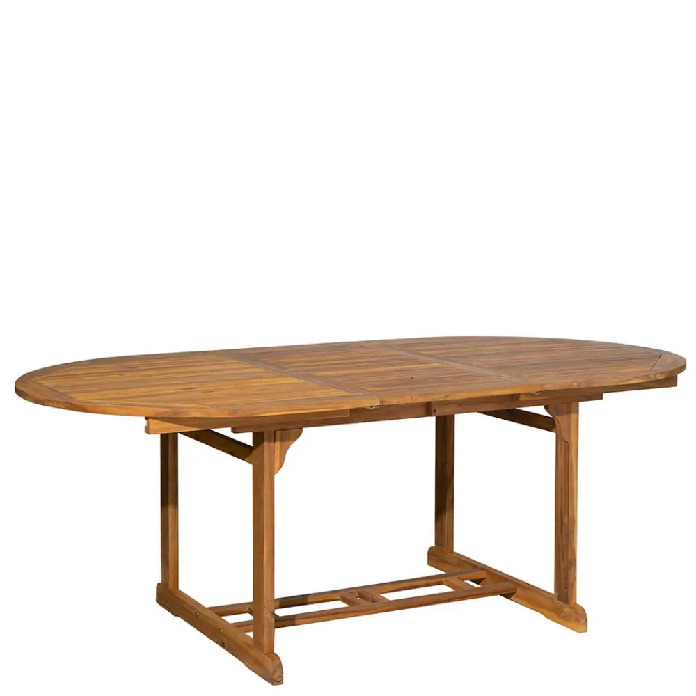 Wohnen Sitzgruppe|Balkonmöbel*Ovale Gartentisch Gruppe für vier Personen - Nevuz (fünfteilig)