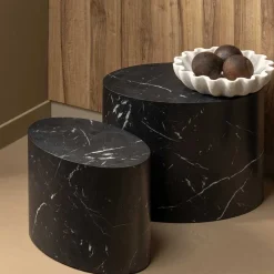 Wohnen Küchentische|Esszimmertische*Ovaler Beistelltisch mit zylindrischem Design - Same