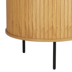 Wohnen Skandinavische Möbel|Couchtisch*Ovaler Couchtisch mit Stauraum - Barnetta