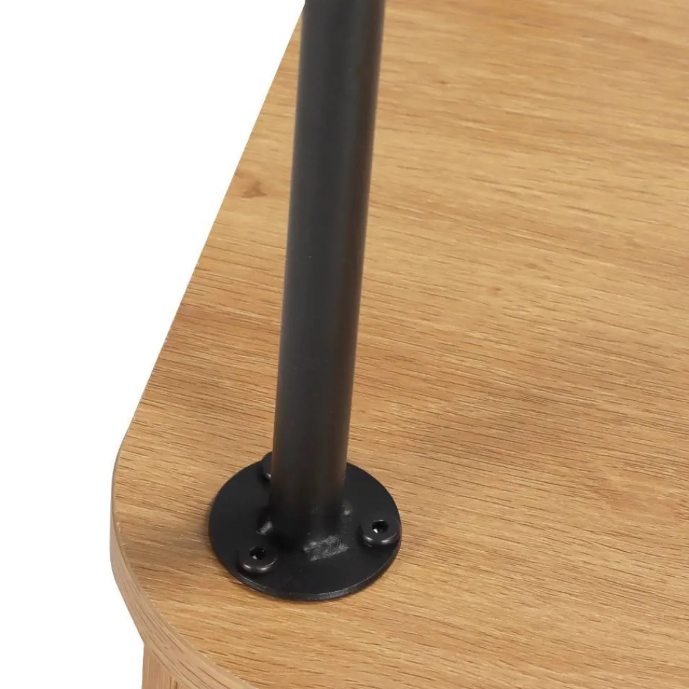 Wohnen Skandinavische Möbel|Couchtisch*Ovaler Couchtisch mit Stauraum - Barnetta