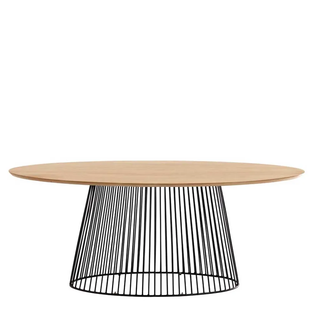 Wohnen Skandinavische Möbel*Ovaler Esstisch mit Eisen Drahtgestell - Rubins