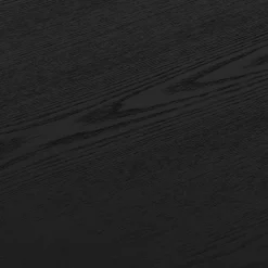 Wohnen Esszimmertische|Skandinavische Möbel*Ovaler Esszimmertisch in Schwarz Eiche - Vuschea