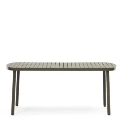 Wohnen Ovaler Gartentisch aus Aluminium - Ocna