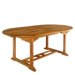 Wohnen Gartentische*Ovaler Gartentisch aus Teak massiv - Senvelita