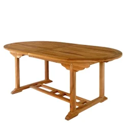Wohnen Gartentische*Ovaler Gartentisch aus Teak massiv - Senvelita