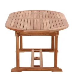 Wohnen Ovaler Gartentisch verlängerbar - Klahuma I