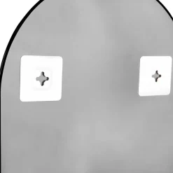 Wohnen Glasmöbel*Ovaler Hängespiegel in Schwarz - Rema