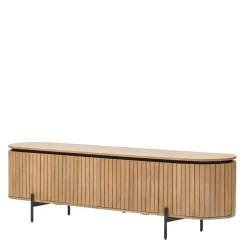 Wohnen Ovales TV Board 200x55x43 cm - Ilvenda