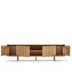 Wohnen Ovales TV Board 200x55x43 cm - Ilvenda