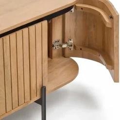 Wohnen Ovales TV Board 200x55x43 cm - Ilvenda