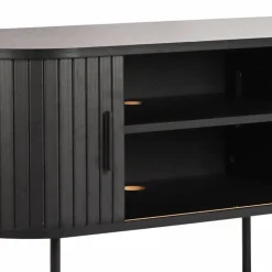 Wohnen Ovales TV-Lowboard mit Schiebetüren - Lurymav