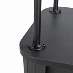 Wohnen Ovales TV-Lowboard mit Schiebetüren - Lurymav