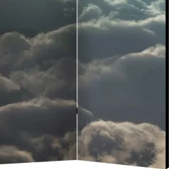 Wohnen Paravents*Paravent Ballon über den Wolken bei Nacht - Abapo