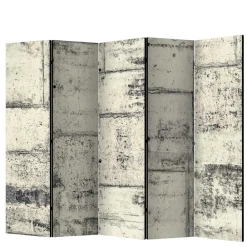 Wohnen Paravent bedruckt in Betonoptik - Whites