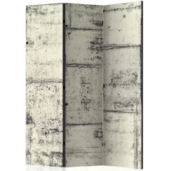 Wohnen Paravent bedruckt in Betonoptik - Whites