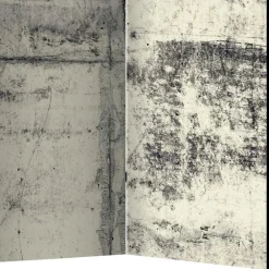 Wohnen Paravent bedruckt in Betonoptik - Whites