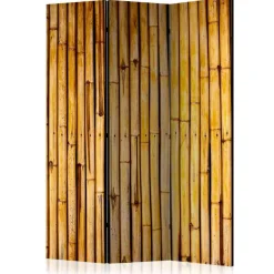 Wohnen Braune Möbel|Paravents*Paravent Foto Trennwand Bambus Rohr - Catjana