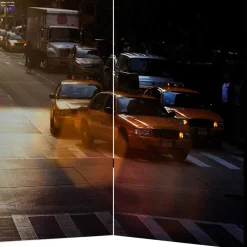 Wohnen Paravents|Wohnzimmer-Regale*Paravent Giraffe in New York Fotokunst - Lisdonna