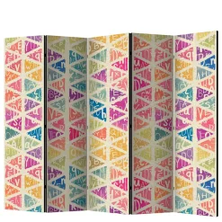 Wohnen Paravent in Bunt bedruckt - Exeta