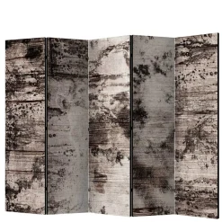 Wohnen Paravent in Dunkelgrau Hellgrau - Batar