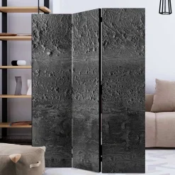 Wohnen Wohnzimmer-Regale|Paravents*Paravent in Dunkelgrau Stein Struktur Optik - Tulaterri