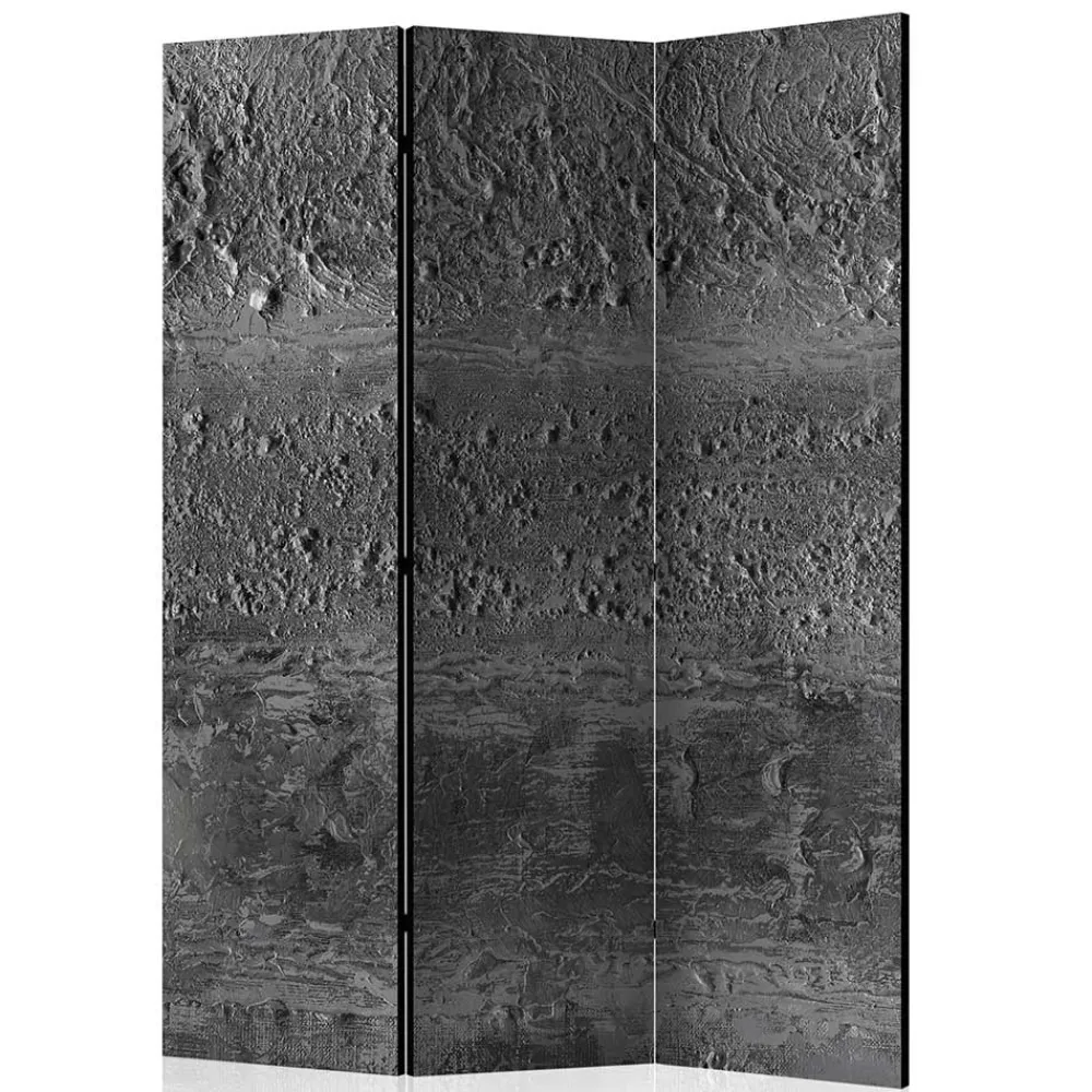 Wohnen Wohnzimmer-Regale|Paravents*Paravent in Dunkelgrau Stein Struktur Optik - Tulaterri