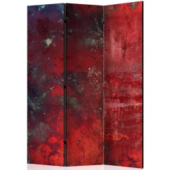 Wohnen Paravents*Paravent in Dunkelrot Rot Betonstruktur - Monrovia