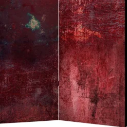 Wohnen Paravents*Paravent in Dunkelrot Rot Betonstruktur - Monrovia