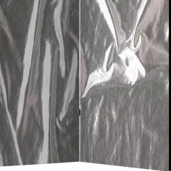 Wohnen Wohnzimmer-Regale|Paravents*Paravent in Grau Silber bedruckt - Smidan