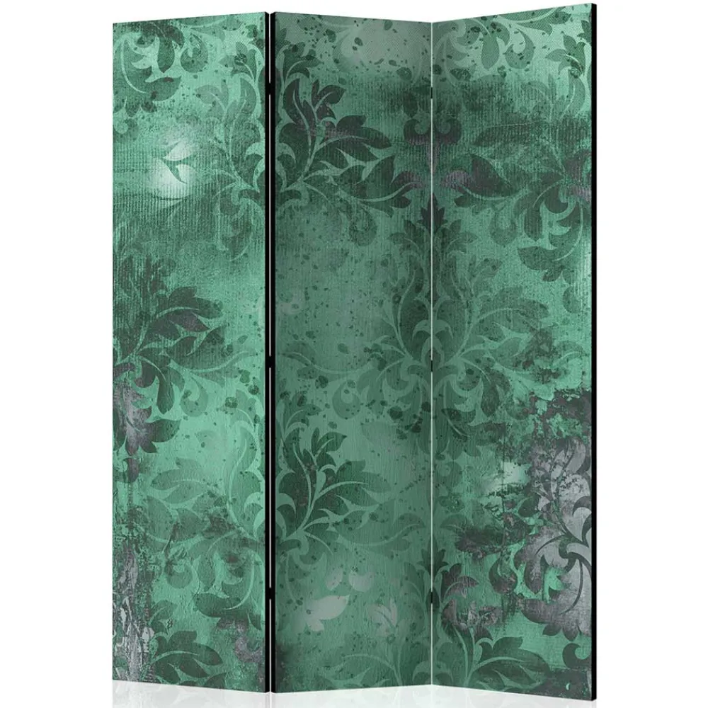 Wohnen Paravent in Grün Grau Ornament - Vilma